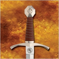 SZTYLET DAGA KORDZIK TEMPLARIUSZY Z POCHW WS404335