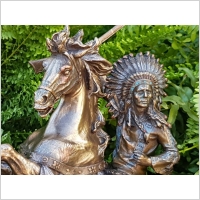 INDIANIN ZE STRZELB�  NA KONIU VERONESE  (WU75819A4)