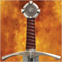 OKAZAY MIECZ TEMPLARIUSZY Z POCHW I PASEM (WS502356)