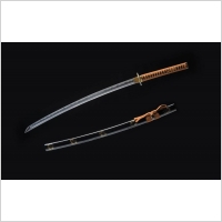 MIECZ SAMURAJSKI KATANA JAPOSKA DO TRENINGU STAL 1060 KOD + STOJAK BL-6