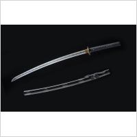 MIECZ SAMURAJSKI KATANA JAPOSKA DO TRENINGU STAL 1060 KOD + STOJAK BL-3