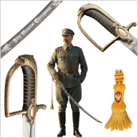 POLSKA OFICERSKA SZABLA WZ 1921  BEZ POCHWY Z OZDOBN� R�KOJE�CI�