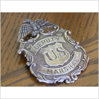 SREBRNA ODZNAKA DEPUTY U.S MARSHAL  (112/NQ)