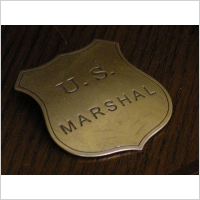 ZŁOTA ODZNAKA U.S. MARSHAL  (103)