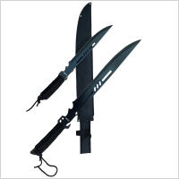 Miecz Katana Ninja x 2 Zestaw Treningowy 68 cm oraz 45 cm D104