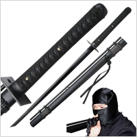Miecz Katana Ninja Ostry Treningowy Stal 1045 z Dmuchawk D127